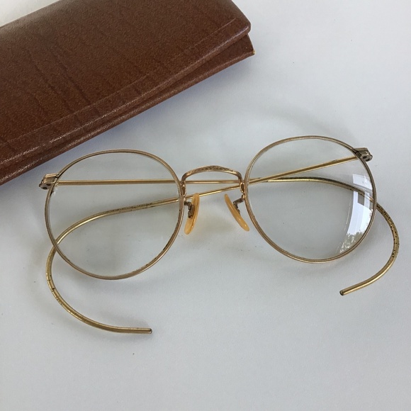 Antique Wire Reading Eye Glasses Spectacles Bifocals - Picture 6 of 16